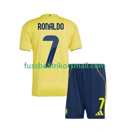 Fußballtrikots Al Nassr Cristiano Ronaldo 7 Kinder 2025-2026 Kurzarm Heimtrikotsatz kaufen Fußballtrikots Al Nassr Cristiano Ronaldo 7 Kinder 2025-2026 Kurzarm Heimtrikotsatz kaufen